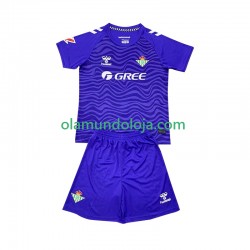 Camisola Real Betis Guarda-redes Criança Equipamento Terceiro 2024-2025 Manga Curta